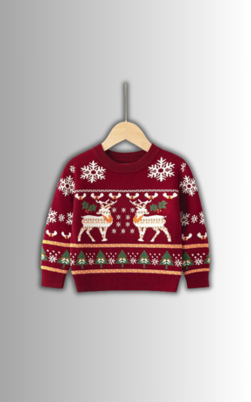 Pull de noel enfant coton polyester