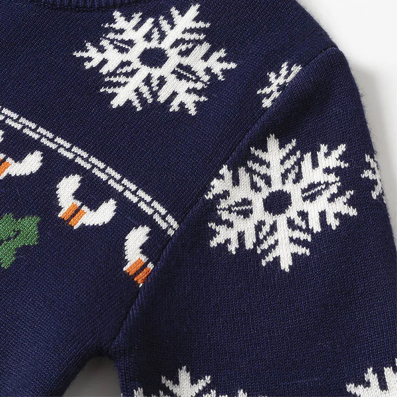 Pull de noel enfant coton