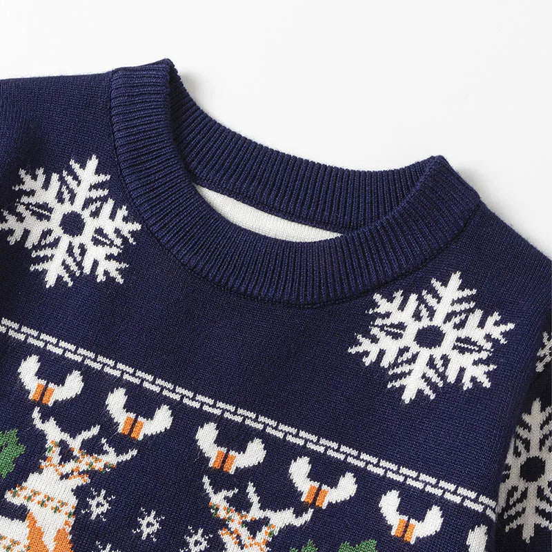 Pull de noel enfant coton