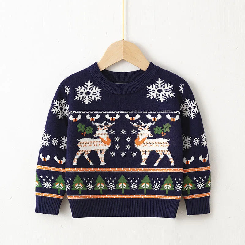 Pull de noel enfant coton